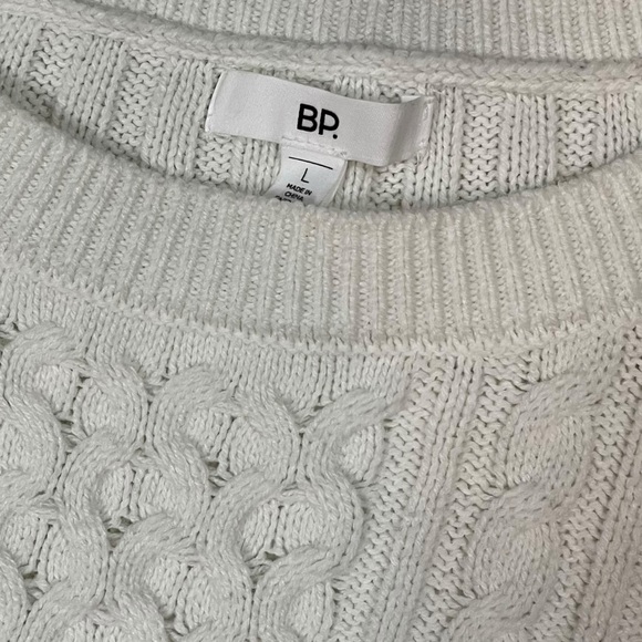 BP NEW Cream Cable Knit Crew Neck Sweater by BP. - Picture 2 of 7